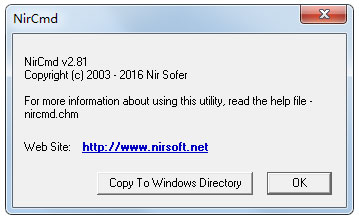 NirCmd(ָ) V2.81 Ӣɫ