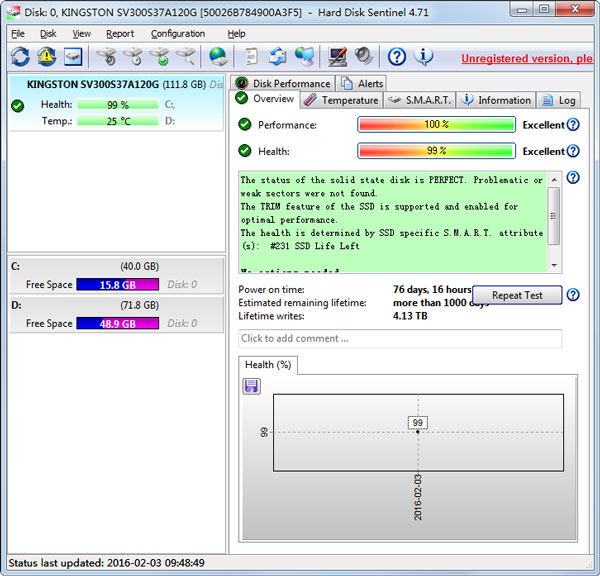 Hard Disk Sentinel(Ӳ̼⹤) V4.71 ԰