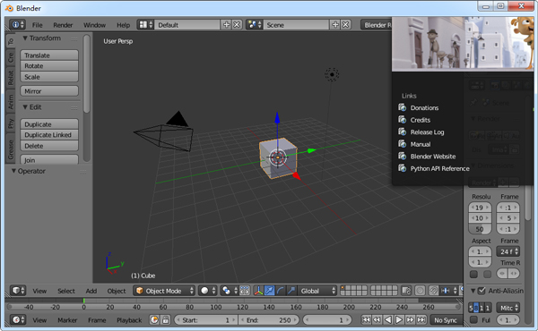 Blender(3Dģ) V2.76