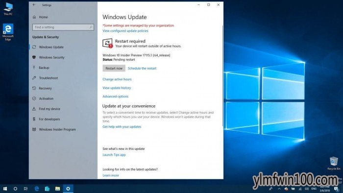 ľWindows 10 Build 17115