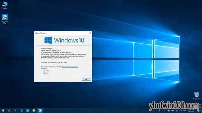 ľWindows 10 Build 17115