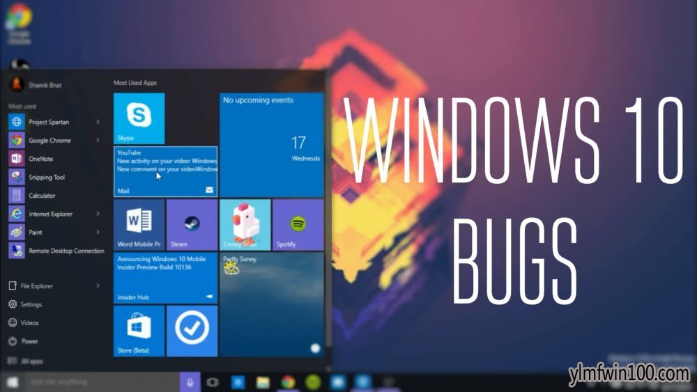 Win10° bugж٣