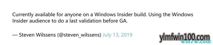 Win10 1909 20H1΢Windows InsidersDTSʽƵ